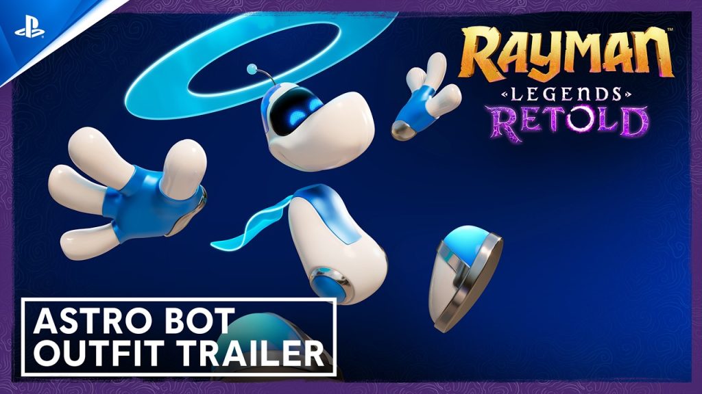 Rayman Legends Retold - Astro Bot Outfit Trailer | PS5 Games